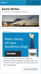 Mobile Screenshot of esmewrites.wordpress.com