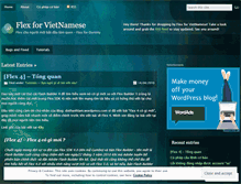 Tablet Screenshot of flexvn.wordpress.com