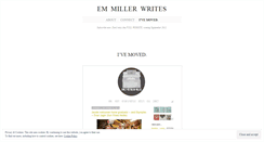 Desktop Screenshot of emmillerwrites.wordpress.com