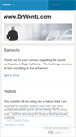 Mobile Screenshot of drwentz.wordpress.com