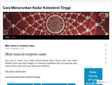 Tablet Screenshot of caramenurunkankadarkolesteroltinggiblog.wordpress.com