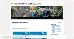 Desktop Screenshot of freecomicdownload.wordpress.com