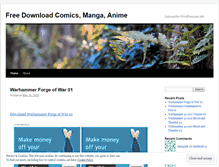 Tablet Screenshot of freecomicdownload.wordpress.com