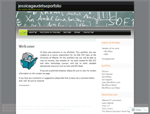 Tablet Screenshot of jessicagaudetseporfolio.wordpress.com
