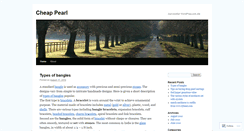 Desktop Screenshot of cheappearl.wordpress.com
