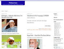 Tablet Screenshot of malayaraya.wordpress.com