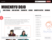 Tablet Screenshot of mukendojo.wordpress.com