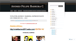 Desktop Screenshot of andresbarrera.wordpress.com