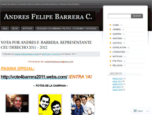 Tablet Screenshot of andresbarrera.wordpress.com