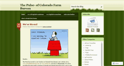 Desktop Screenshot of cofarmbureaublog.wordpress.com