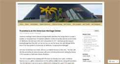 Desktop Screenshot of americanheritagecenter.wordpress.com