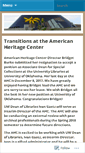Mobile Screenshot of americanheritagecenter.wordpress.com