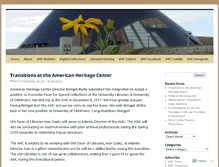 Tablet Screenshot of americanheritagecenter.wordpress.com