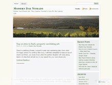 Tablet Screenshot of moderndaynomads.wordpress.com
