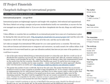 Tablet Screenshot of itprojectfinancials.wordpress.com