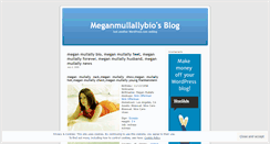 Desktop Screenshot of meganmullallybio.wordpress.com
