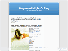 Tablet Screenshot of meganmullallybio.wordpress.com