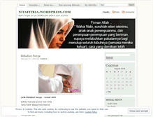 Tablet Screenshot of nitafitria.wordpress.com