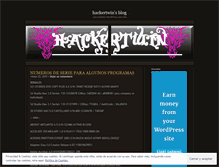 Tablet Screenshot of hackertwin.wordpress.com
