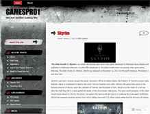 Tablet Screenshot of gamespro1.wordpress.com