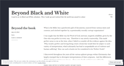 Desktop Screenshot of beyondbw.wordpress.com