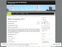 Tablet Screenshot of naqsyabandie.wordpress.com