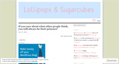 Desktop Screenshot of lollipopsandsugarcubes.wordpress.com