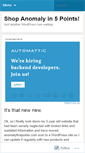Mobile Screenshot of anomalyfivepoints.wordpress.com
