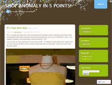 Tablet Screenshot of anomalyfivepoints.wordpress.com
