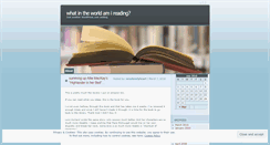 Desktop Screenshot of lostinbooks.wordpress.com