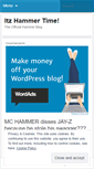 Mobile Screenshot of itzhammertime.wordpress.com