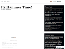 Tablet Screenshot of itzhammertime.wordpress.com