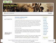 Tablet Screenshot of discutapolitica.wordpress.com