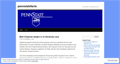 Desktop Screenshot of pennstatefacts.wordpress.com