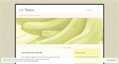 Desktop Screenshot of littease.wordpress.com