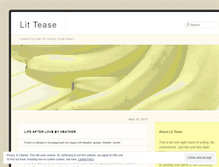 Tablet Screenshot of littease.wordpress.com