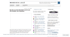 Desktop Screenshot of mandioca.wordpress.com
