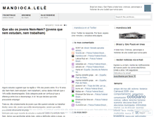 Tablet Screenshot of mandioca.wordpress.com