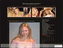 Tablet Screenshot of jilliangrace.wordpress.com