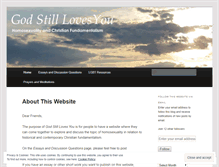 Tablet Screenshot of godstilllovesyou.wordpress.com