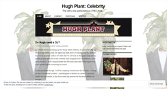 Desktop Screenshot of hughplant.wordpress.com