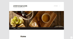 Desktop Screenshot of andersongrounds.wordpress.com