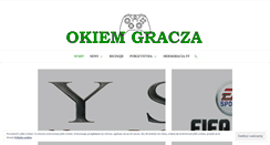 Desktop Screenshot of okiemgracza.wordpress.com