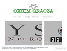 Tablet Screenshot of okiemgracza.wordpress.com