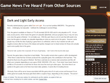 Tablet Screenshot of notmygamenews.wordpress.com