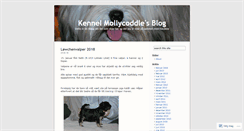 Desktop Screenshot of kennelmollycoddle.wordpress.com