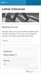Mobile Screenshot of letrasconcavas.wordpress.com