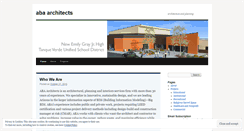 Desktop Screenshot of abaarchitects.wordpress.com