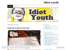 Tablet Screenshot of idiotyouth.wordpress.com