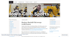 Desktop Screenshot of iowaclubsports.wordpress.com